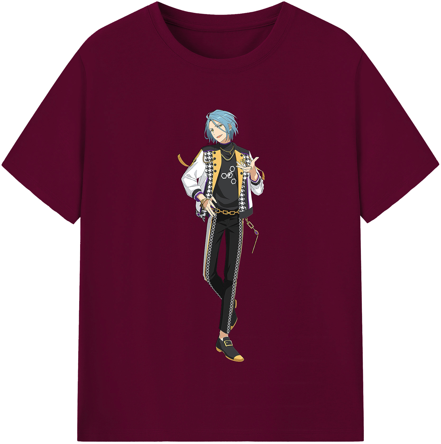 （画像用） あんさんぶるスターズ! Ensemble Stars レディースカジュアルプリントTシャツ（綿100％）